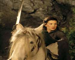 She felt upset when she learned sword fighting especially for playing the character of Arwen in 